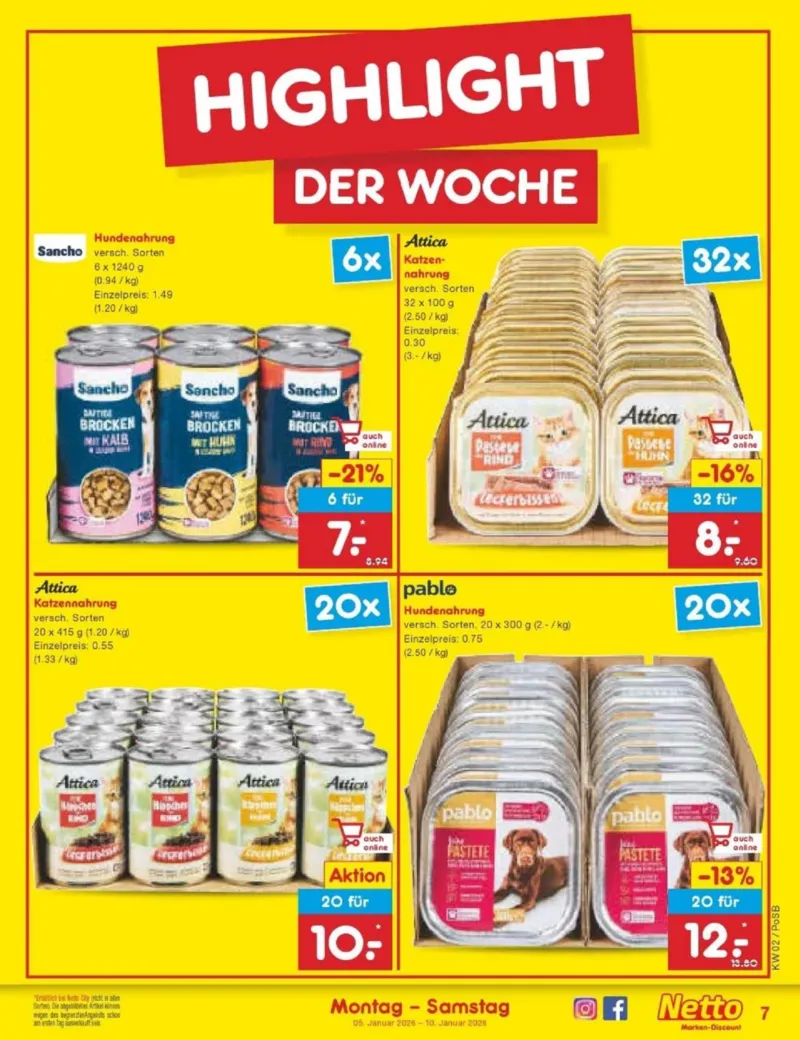 Netto Marken-Discount Prospekt vom 05.01.2026, Seite 7