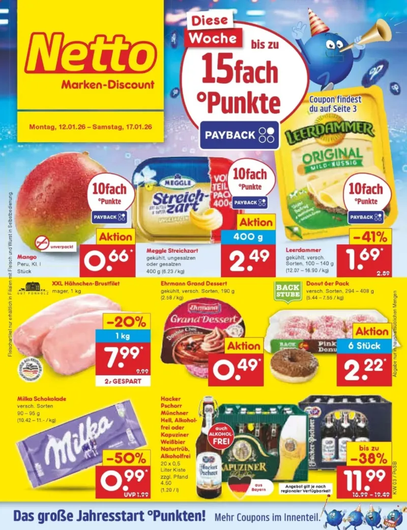 Netto Marken-Discount Prospekt vom 12.01.2026, Seite 1