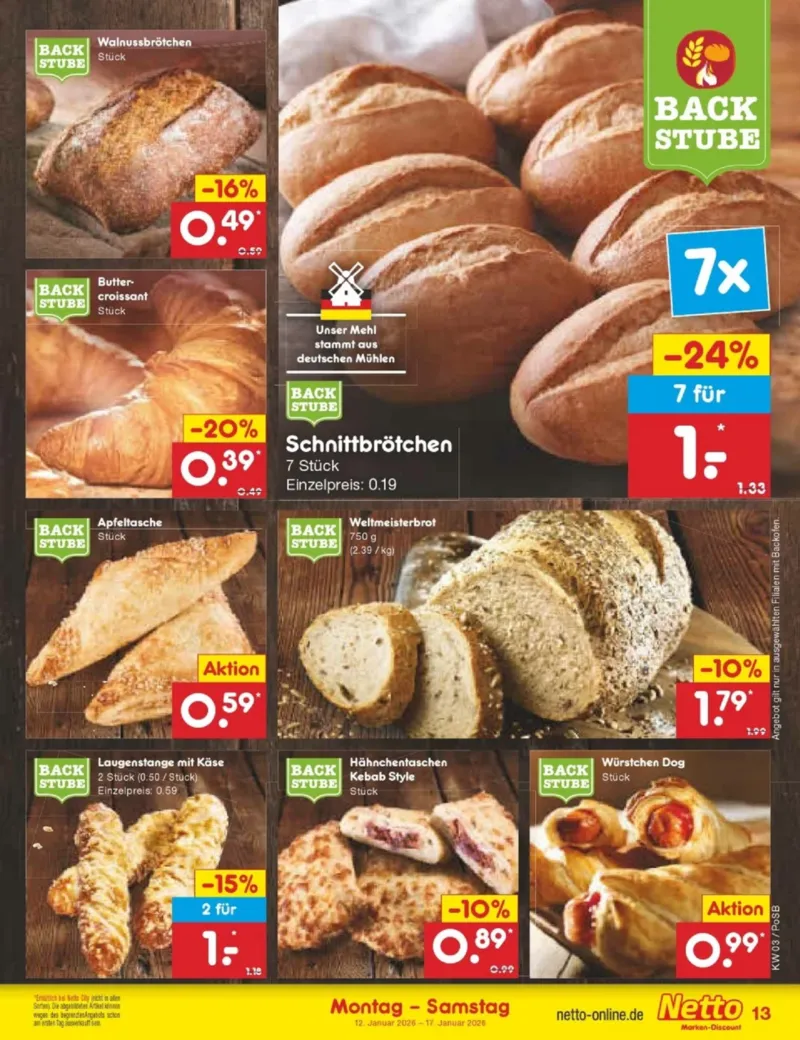 Netto Marken-Discount Prospekt vom 12.01.2026, Seite 13