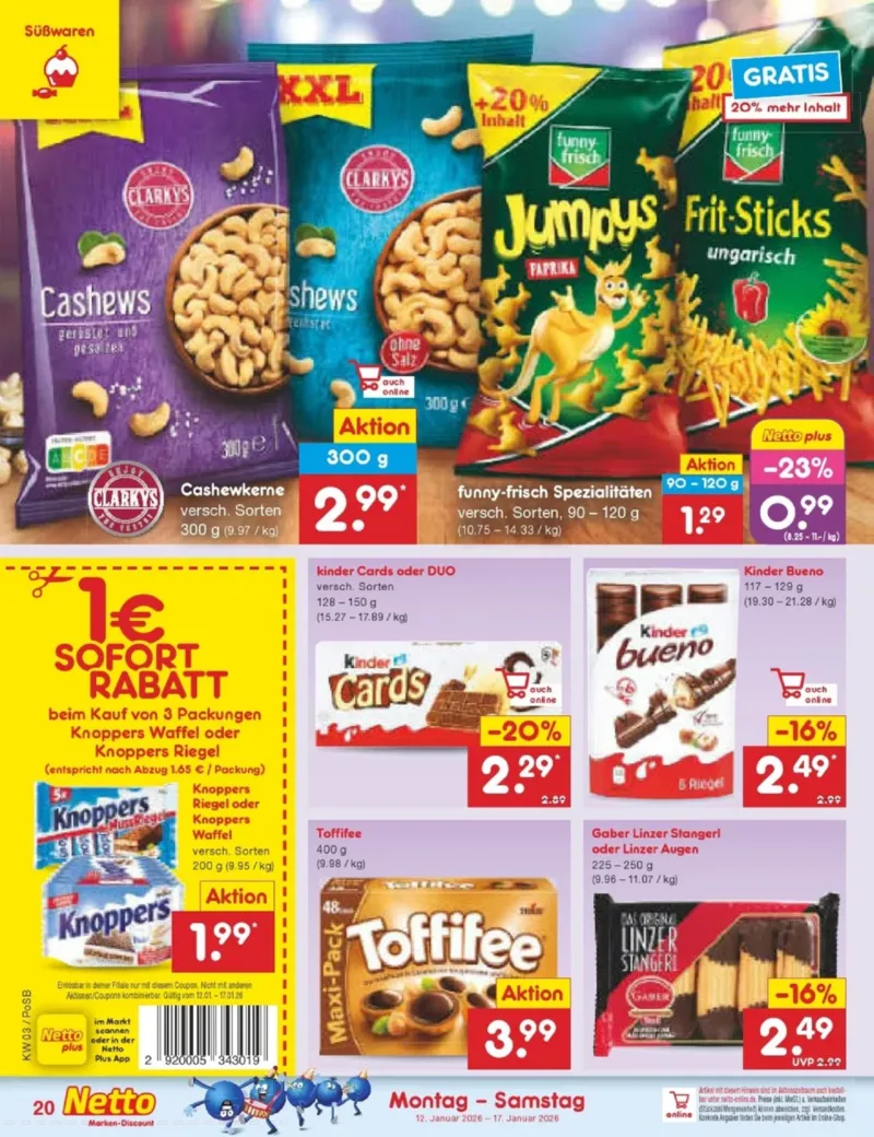 Netto Marken-Discount Prospekt vom 12.01.2026, Seite 20