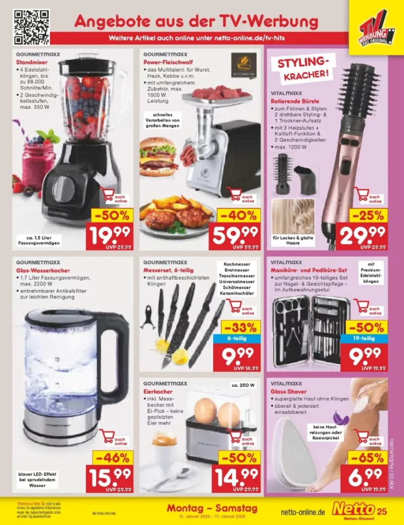 Netto Marken-Discount Prospekt vom 12.01.2026, Seite 25