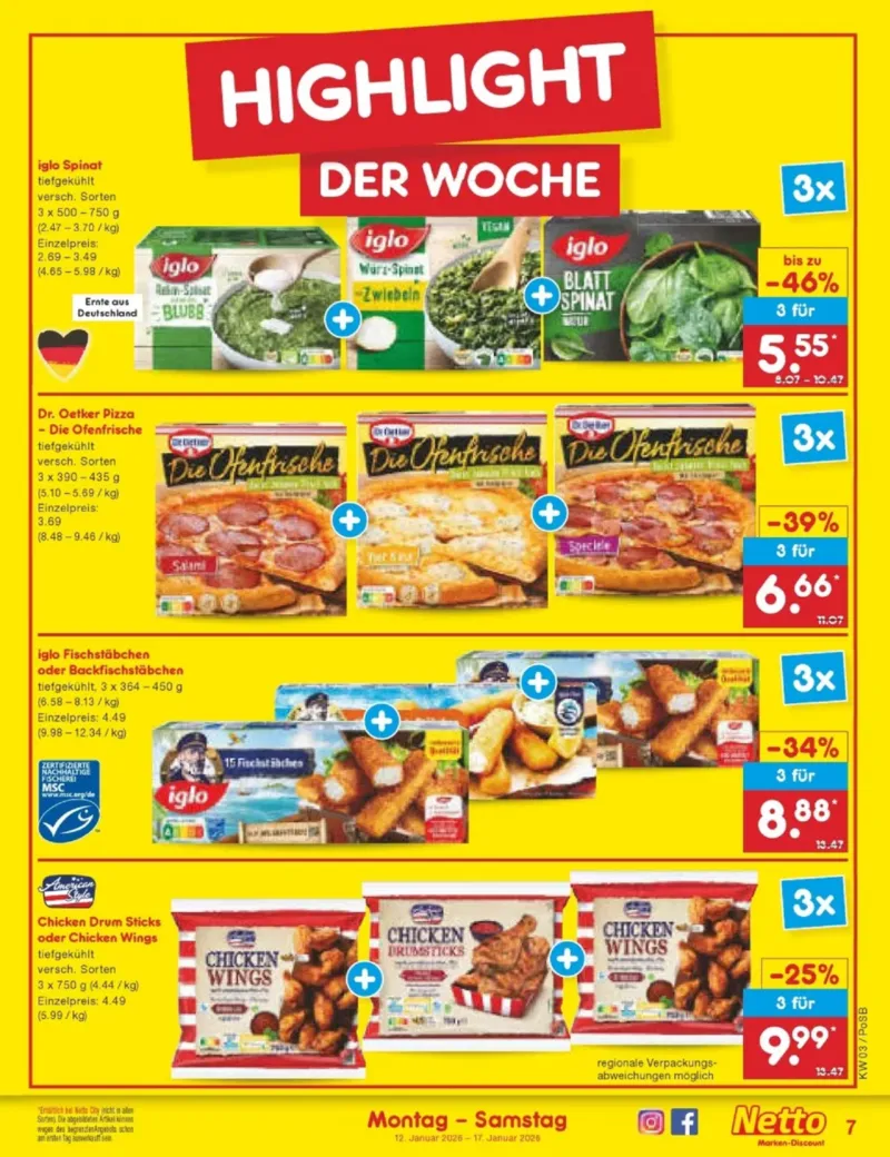 Netto Marken-Discount Prospekt vom 12.01.2026, Seite 7