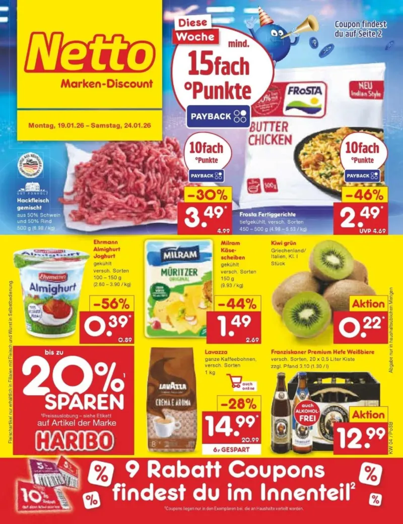 Netto Marken-Discount Prospekt vom 19.01.2026, Seite 1