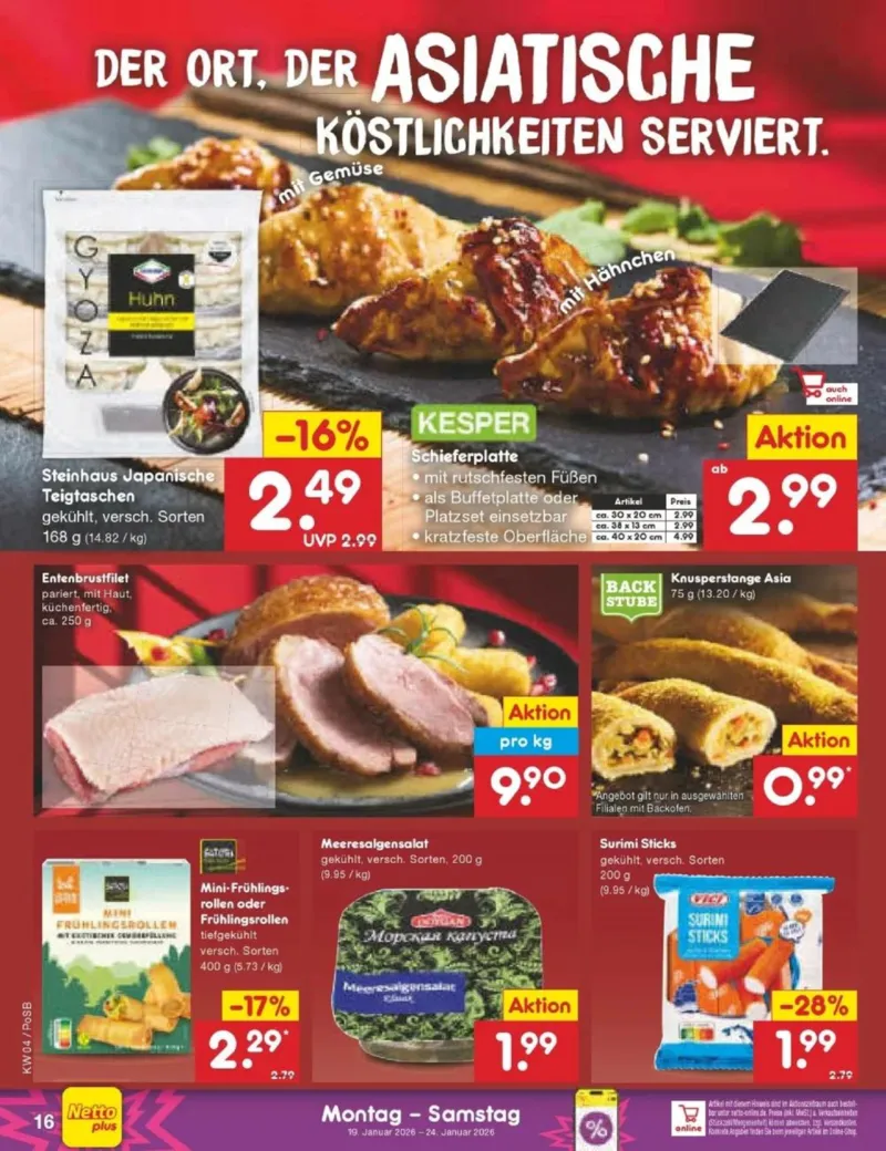 Netto Marken-Discount Prospekt vom 19.01.2026, Seite 16