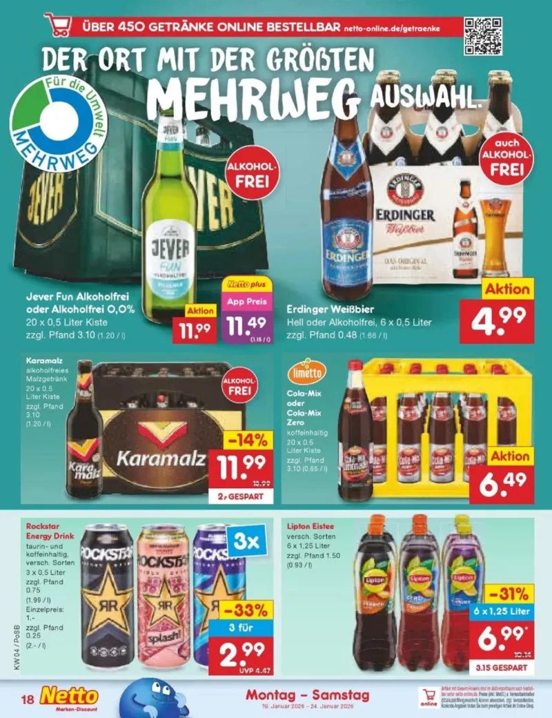 Netto Marken-Discount Prospekt vom 19.01.2026, Seite 18
