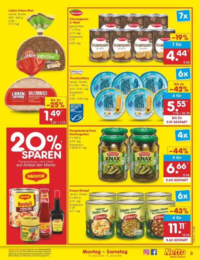 Netto Marken-Discount Prospekt vom 19.01.2026, Seite 3