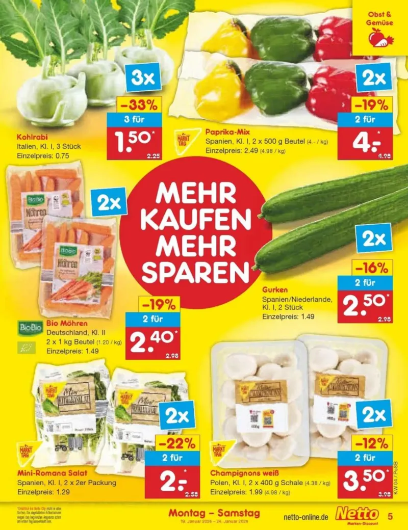 Netto Marken-Discount Prospekt vom 19.01.2026, Seite 5