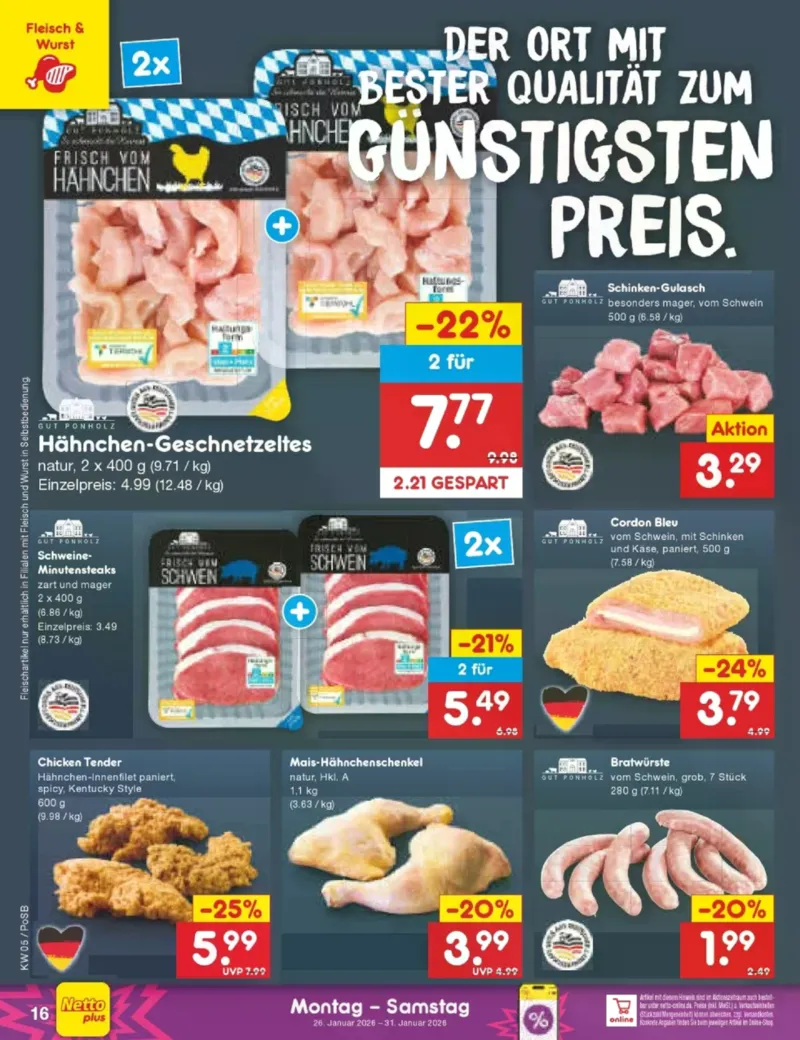 Netto Marken-Discount Prospekt vom 26.01.2026, Seite 16
