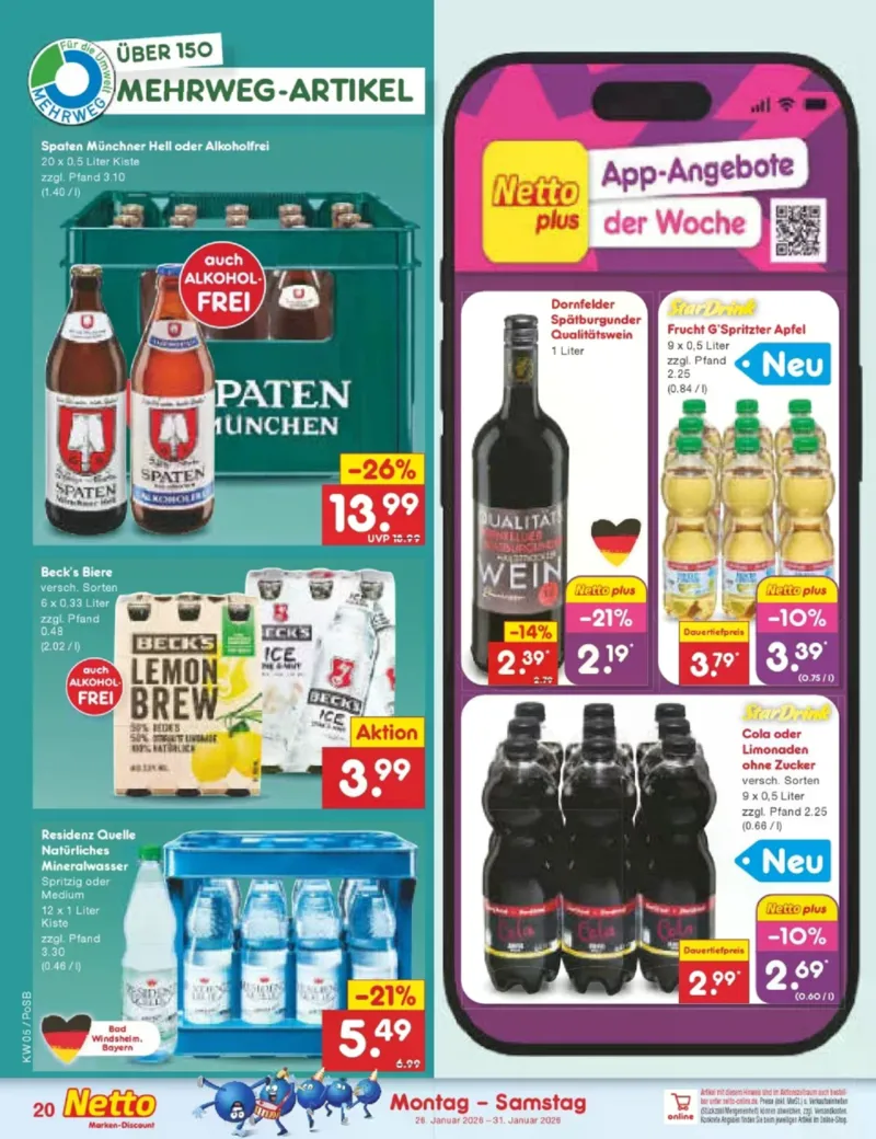 Netto Marken-Discount Prospekt vom 26.01.2026, Seite 20