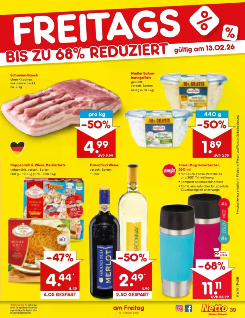 Netto Marken-Discount Prospekt vom 09.02.2026, Seite 44