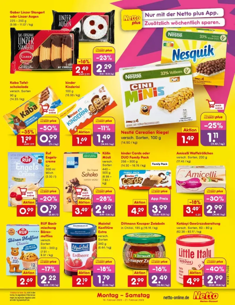 Netto Marken-Discount Prospekt vom 16.02.2026, Seite 13