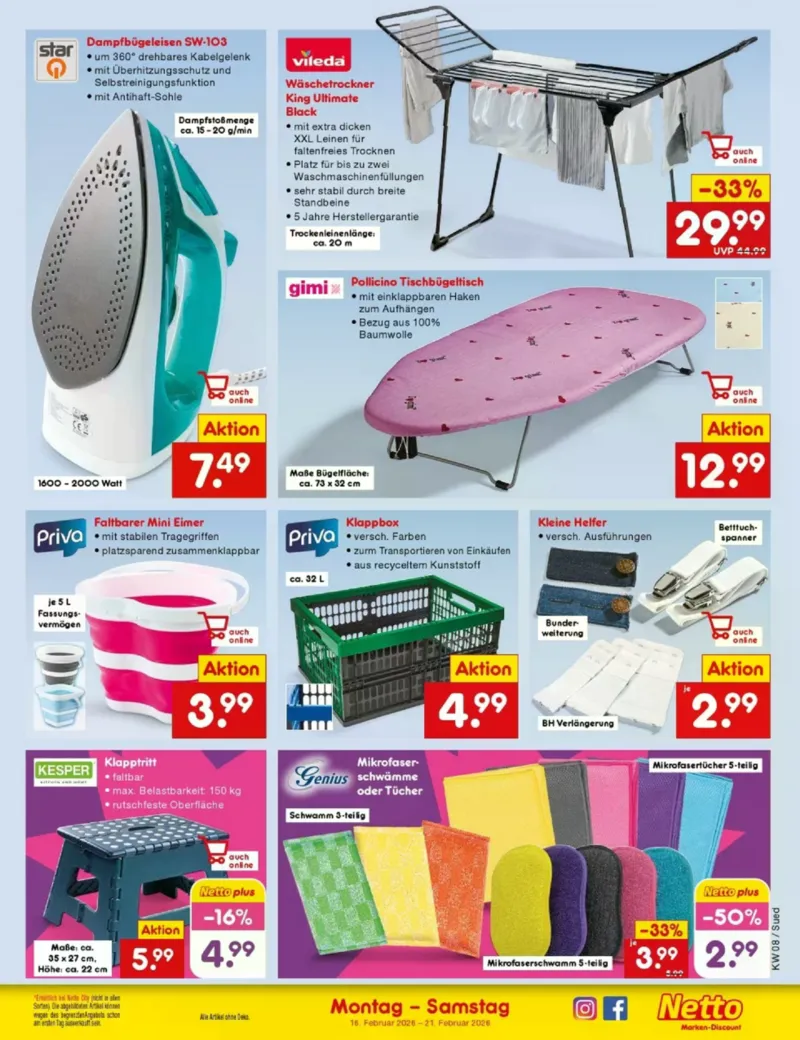 Netto Marken-Discount Prospekt vom 16.02.2026, Seite 29