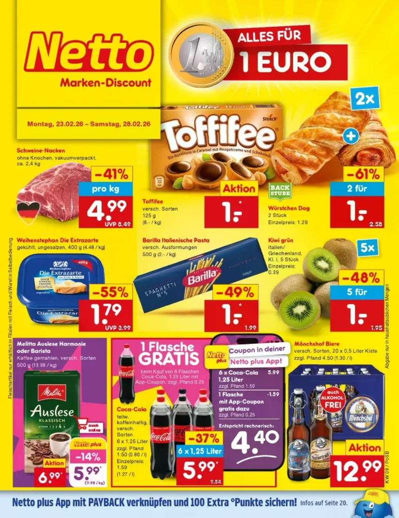 Netto Marken-Discount Prospekt vom 23.02.2026, Seite 1