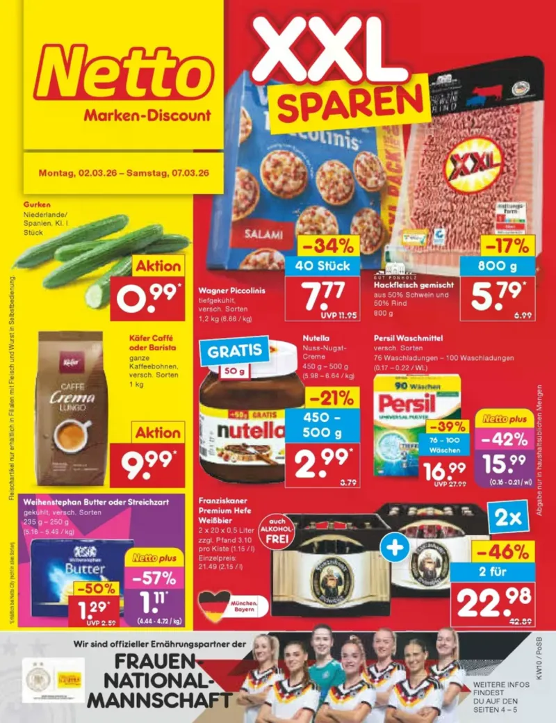 Netto Marken-Discount Prospekt vom 02.03.2026, Seite 1