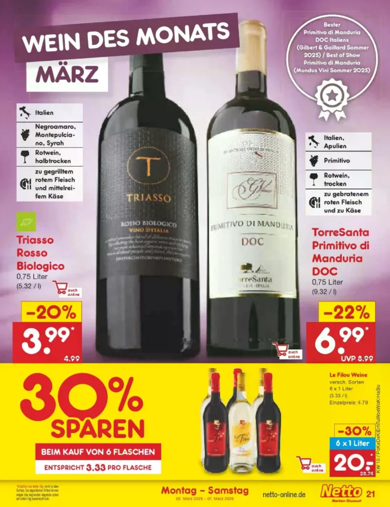 Netto Marken-Discount Prospekt vom 02.03.2026, Seite 21