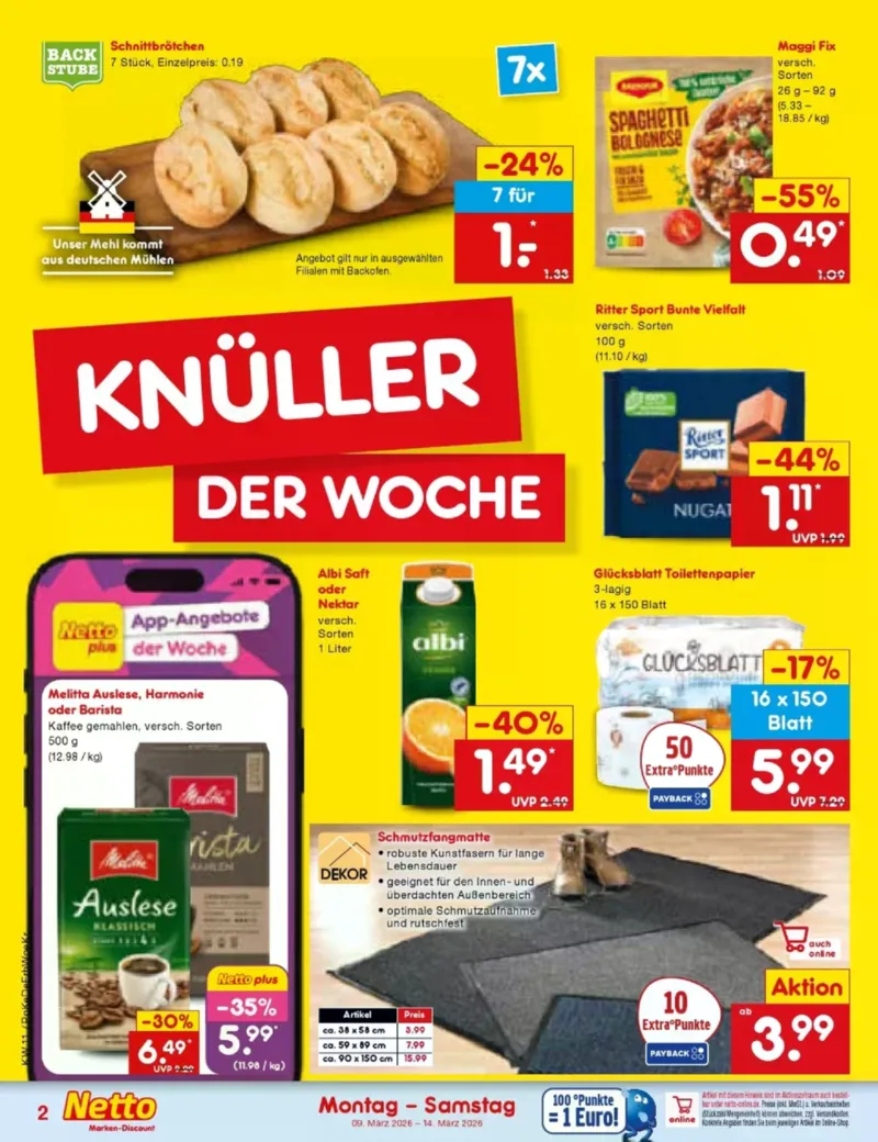 Netto Marken-Discount Prospekt vom 09.03.2026, Seite 2