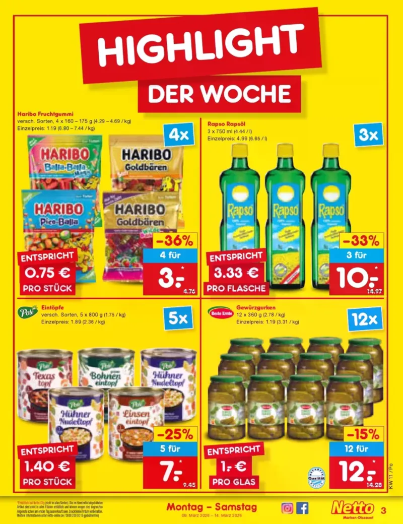 Netto Marken-Discount Prospekt vom 09.03.2026, Seite 3