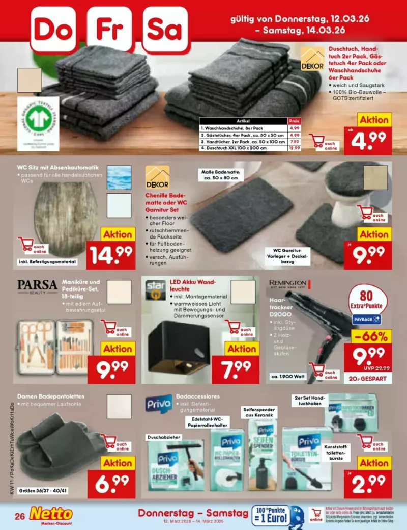 Netto Marken-Discount Prospekt vom 09.03.2026, Seite 38