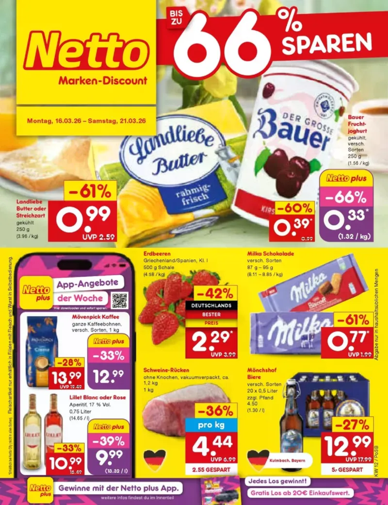 Netto Marken-Discount Prospekt vom 16.03.2026, Seite 1