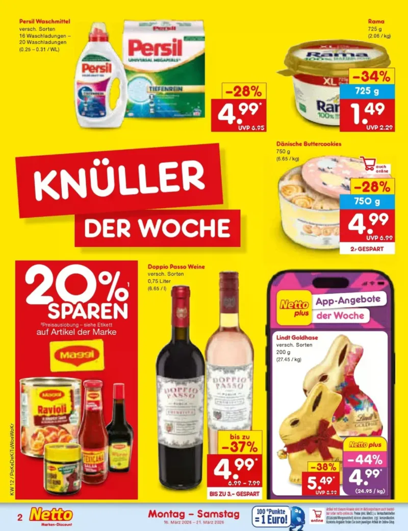 Netto Marken-Discount Prospekt vom 16.03.2026, Seite 2