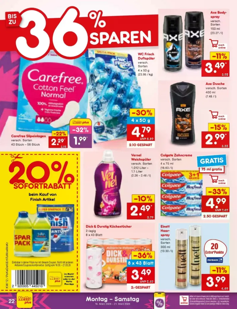 Netto Marken-Discount Prospekt vom 16.03.2026, Seite 32