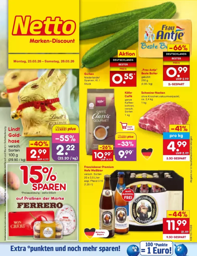Netto Marken-Discount Prospekt vom 23.03.2026, Seite 1