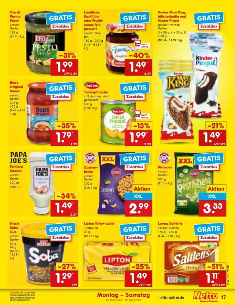 Netto Marken-Discount Prospekt vom 23.03.2026, Seite 17