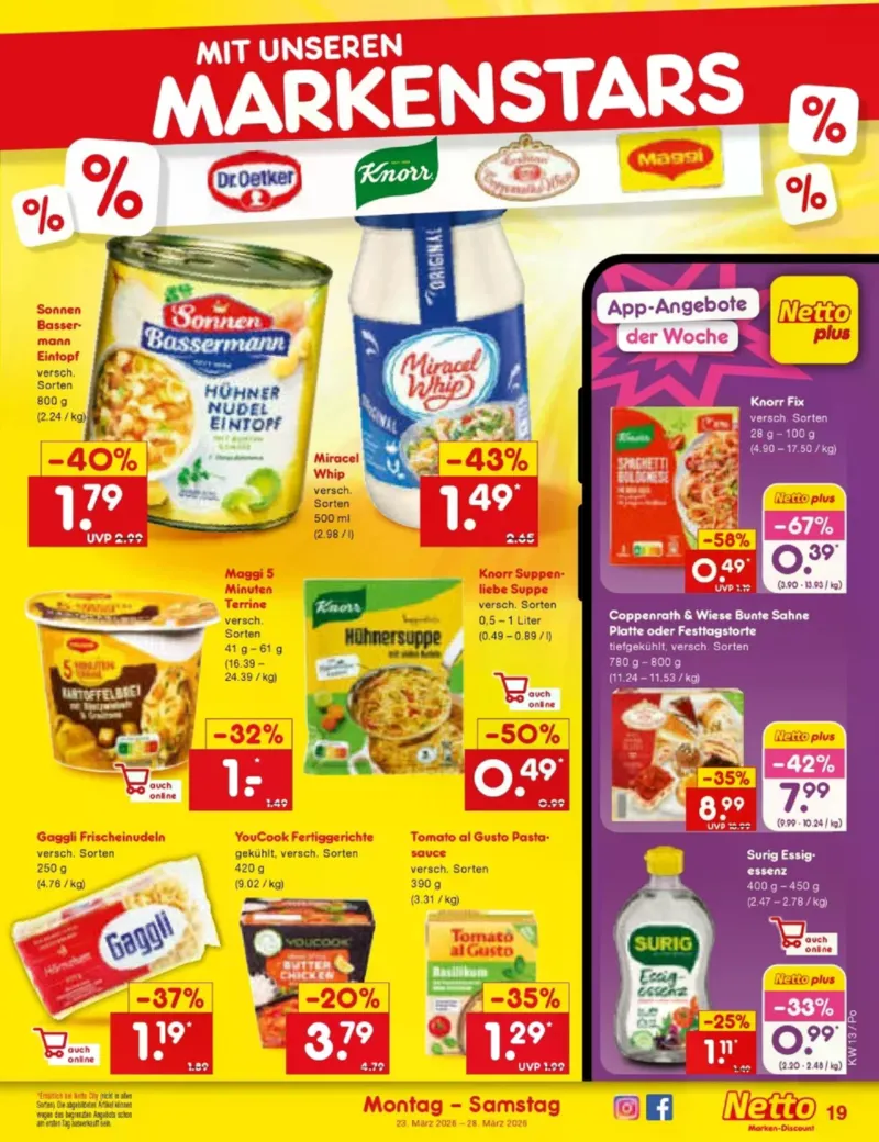 Netto Marken-Discount Prospekt vom 23.03.2026, Seite 19