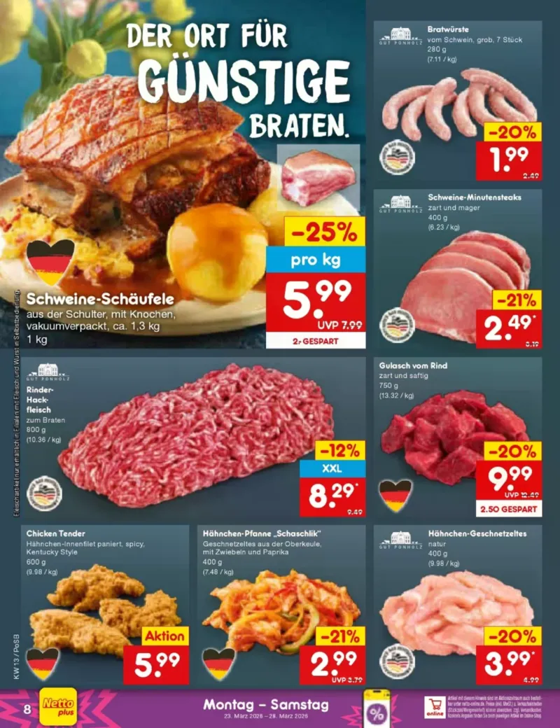Netto Marken-Discount Prospekt vom 23.03.2026, Seite 8