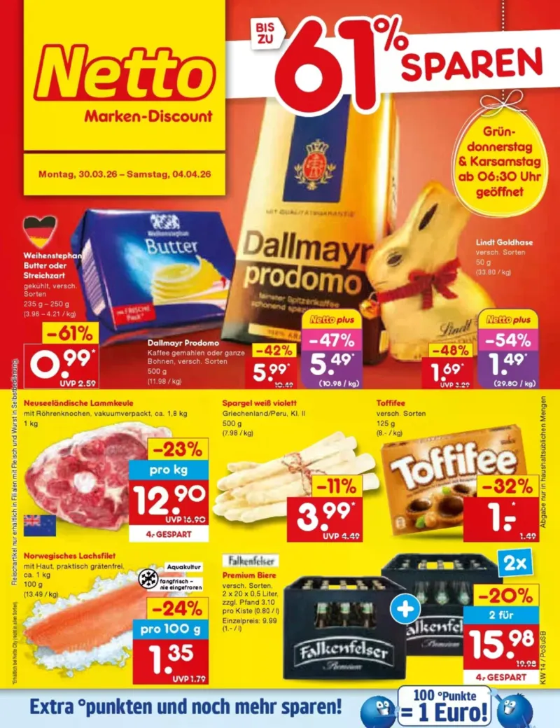 Netto Marken-Discount Prospekt vom 30.03.2026, Seite 1