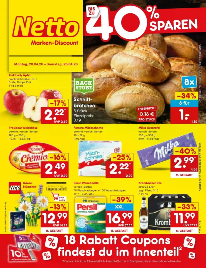 Netto Marken-Discount Prospekt vom 20.04.2026, Seite 1