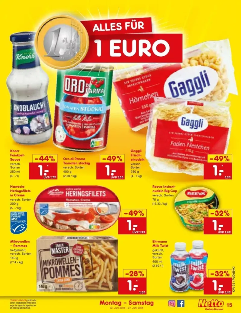 Netto Marken-Discount Prospekt vom 22.06.2026, Seite 19