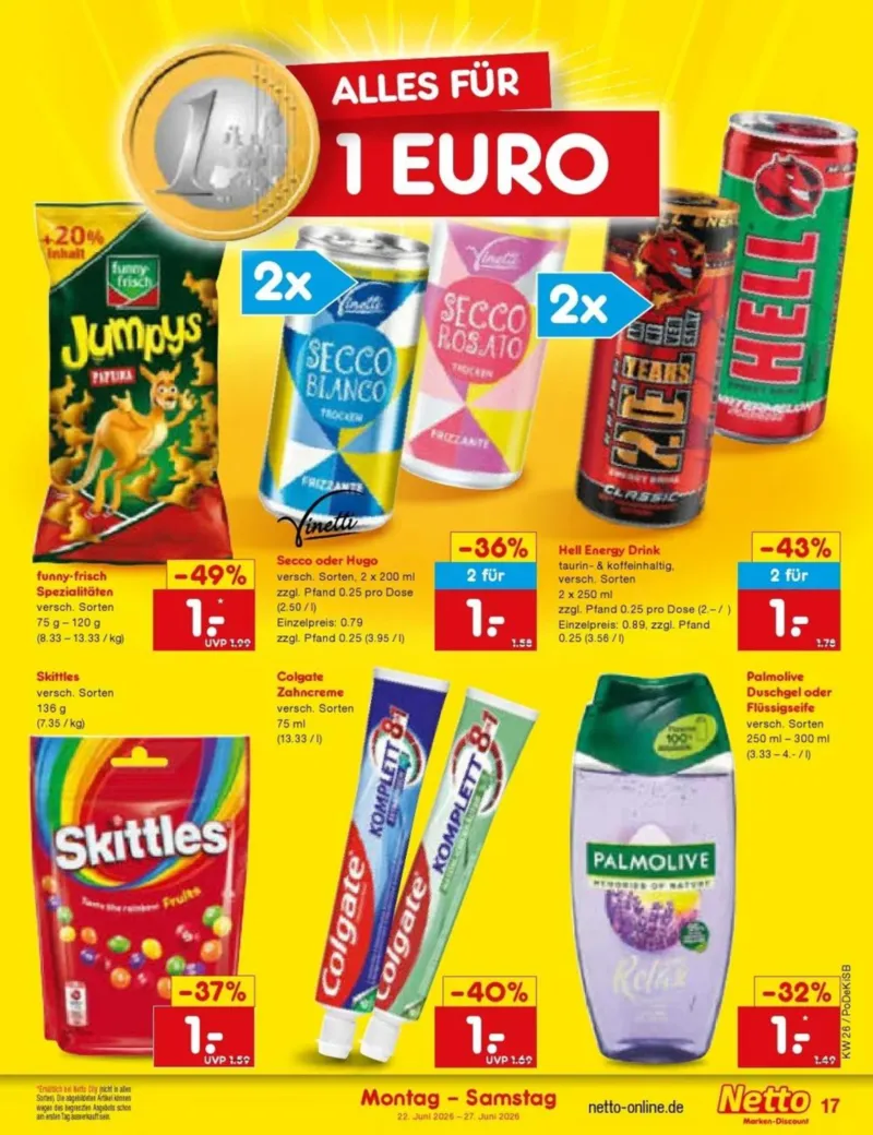 Netto Marken-Discount Prospekt vom 22.06.2026, Seite 21