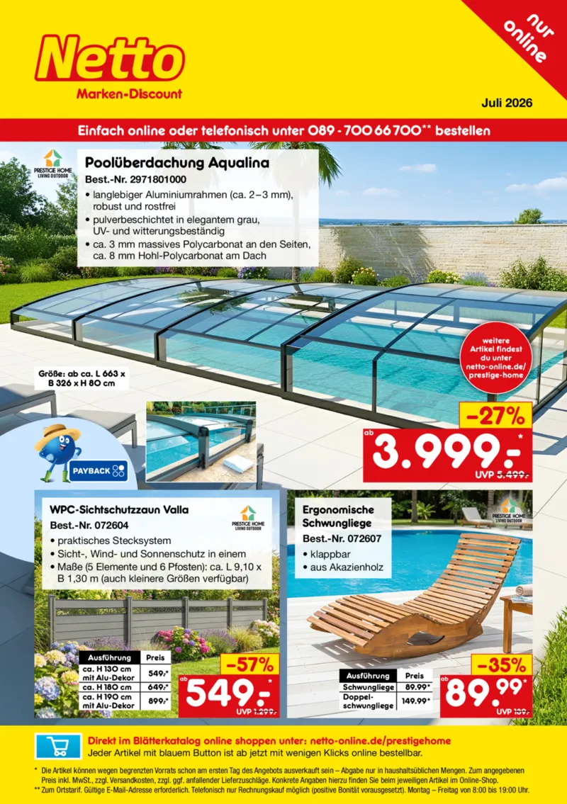Netto Marken-Discount Prospekt vom 27.06.2026, Seite 1