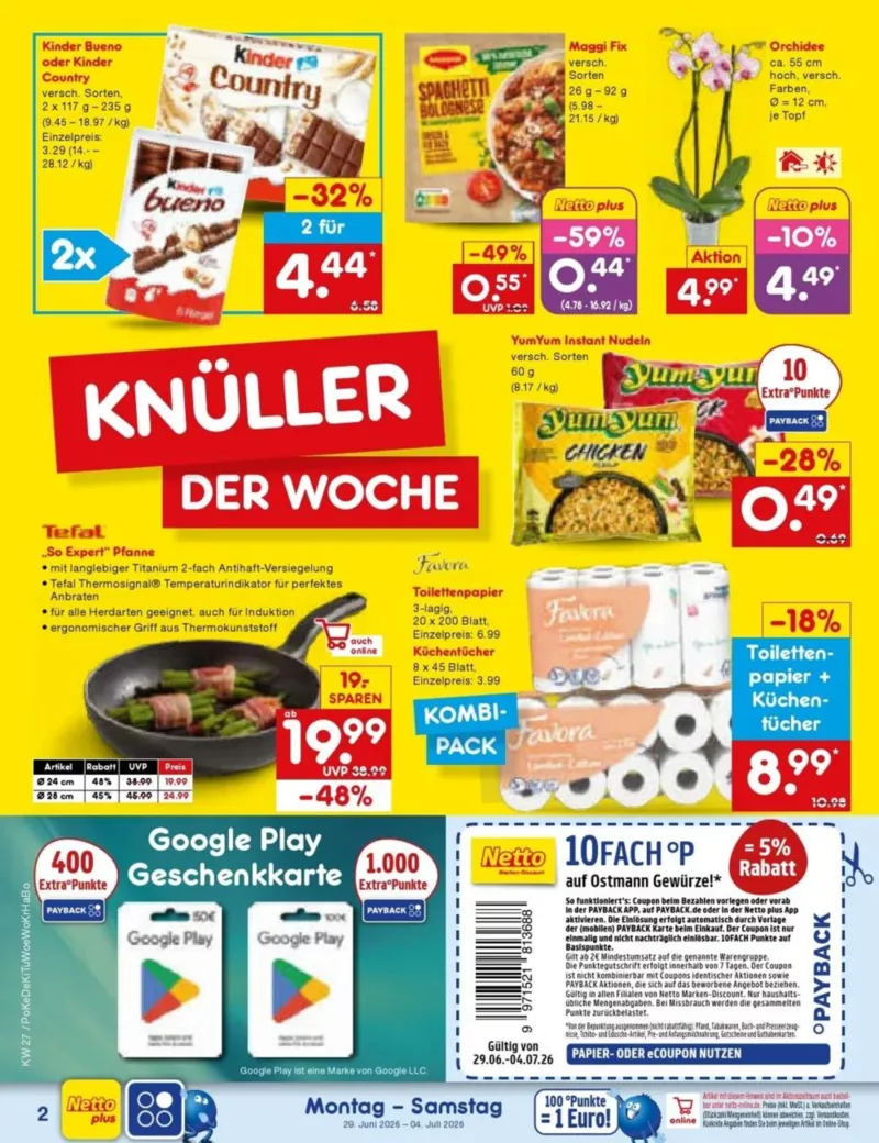 Netto Marken-Discount Prospekt vom 29.06.2026, Seite 2