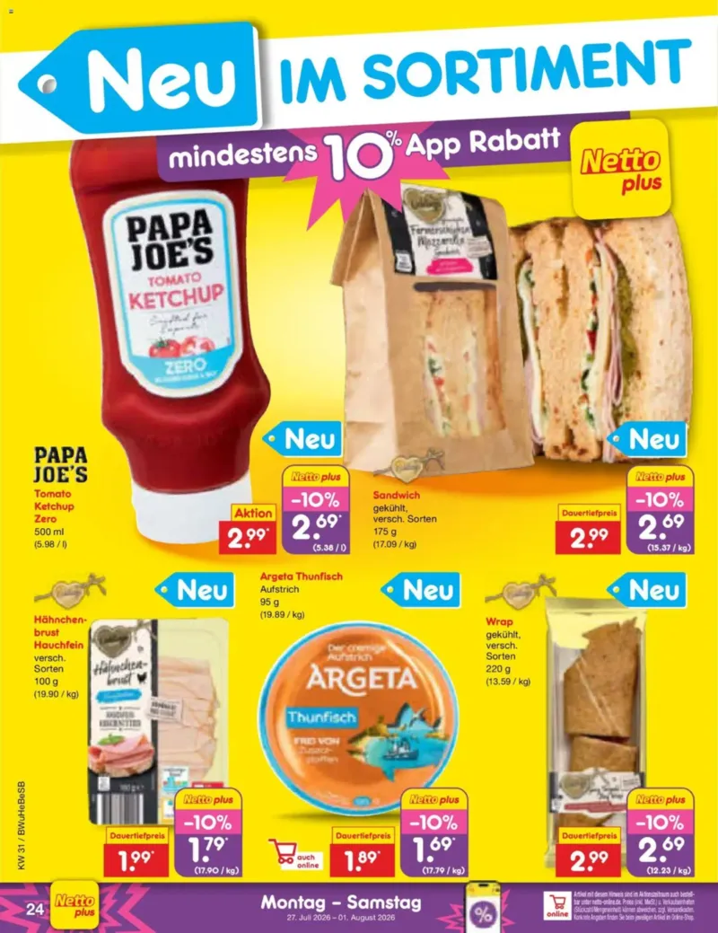 Netto Marken-Discount Prospekt vom 27.07.2026, Seite 38