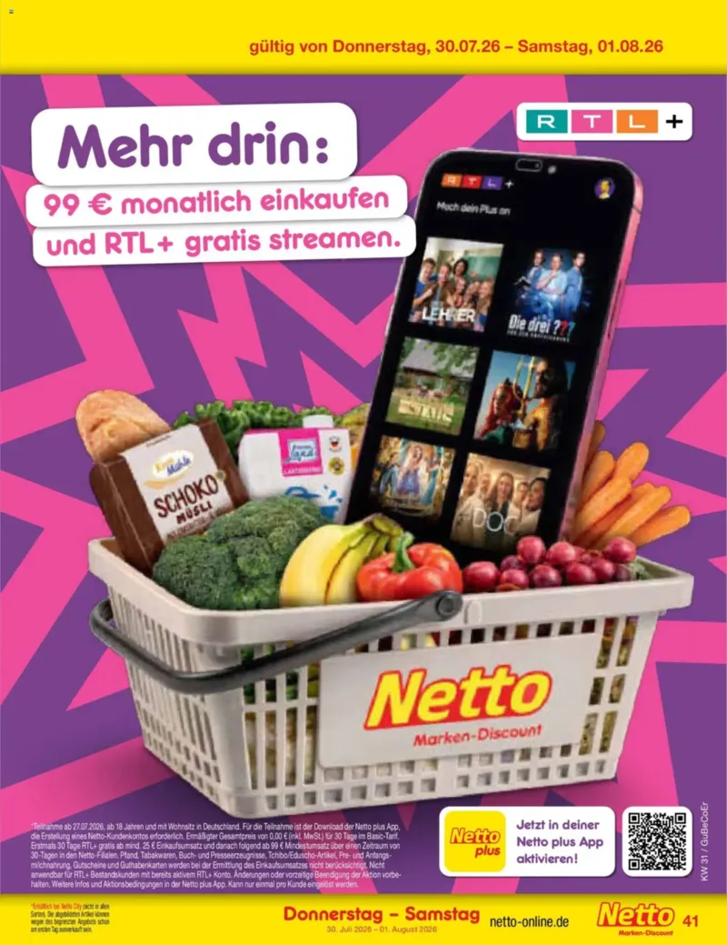 Netto Marken-Discount Prospekt vom 27.07.2026, Seite 60