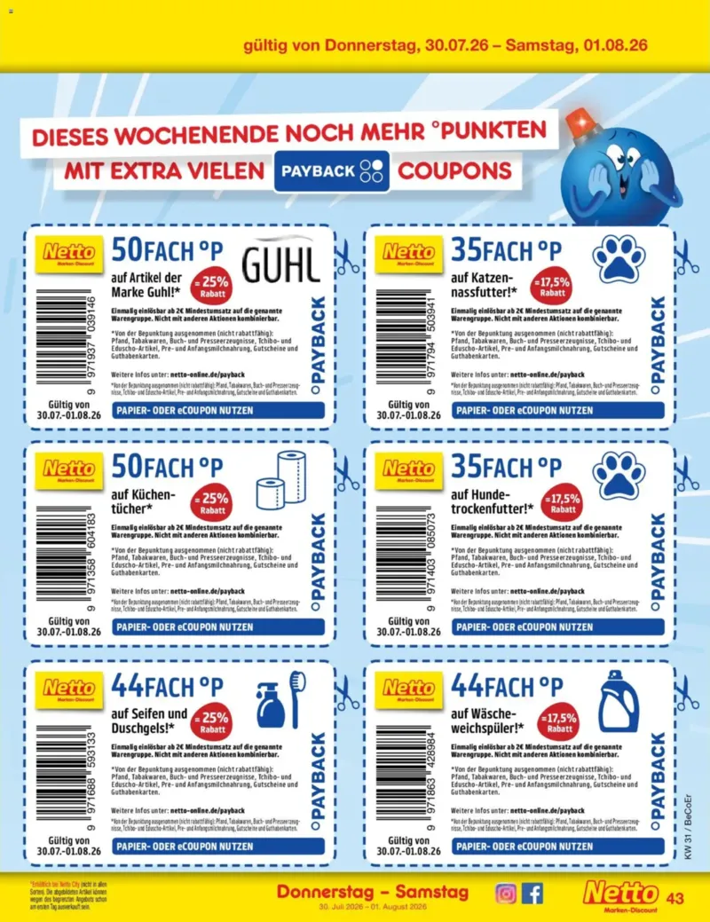 Netto Marken-Discount Prospekt vom 27.07.2026, Seite 62