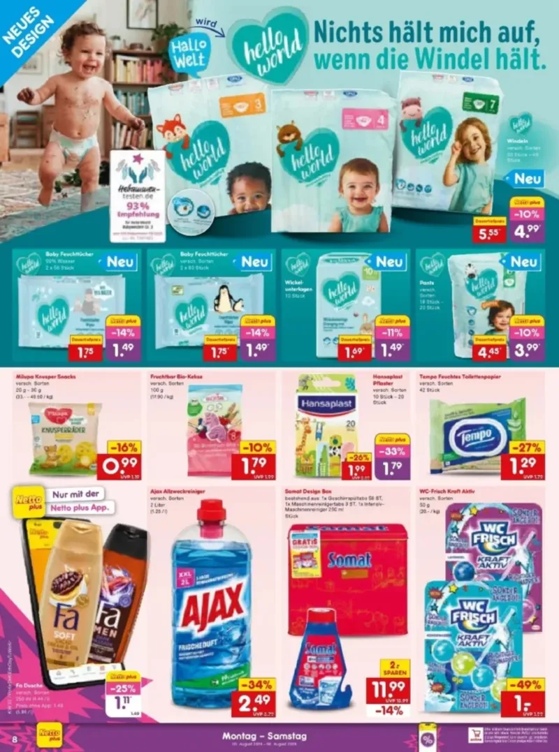 Netto Marken-Discount Prospekt vom 03.08.2026, Seite 8