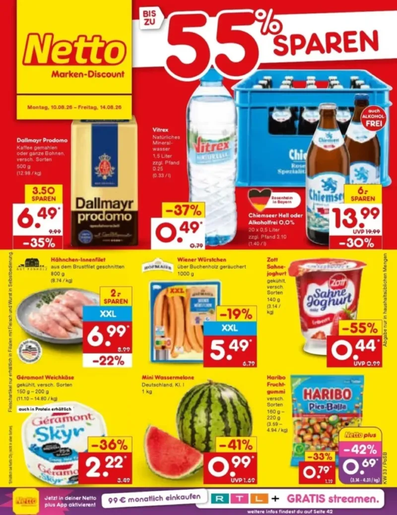 Netto Marken-Discount Prospekt vom 10.08.2026, Seite 1