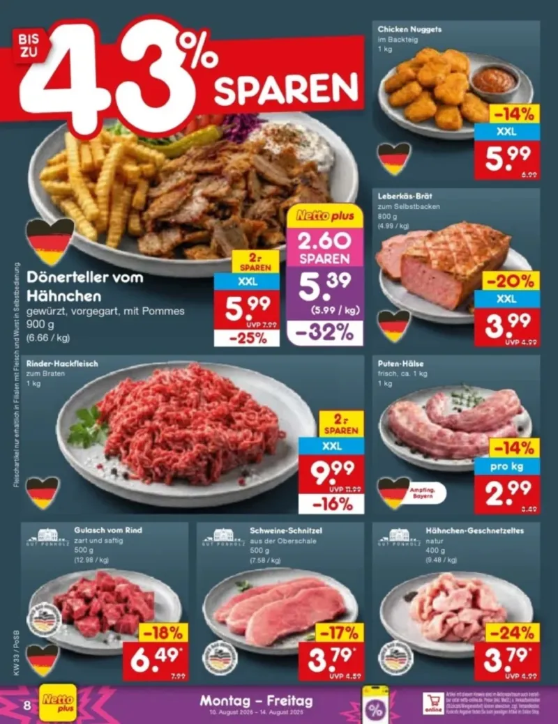 Netto Marken-Discount Prospekt vom 10.08.2026, Seite 8