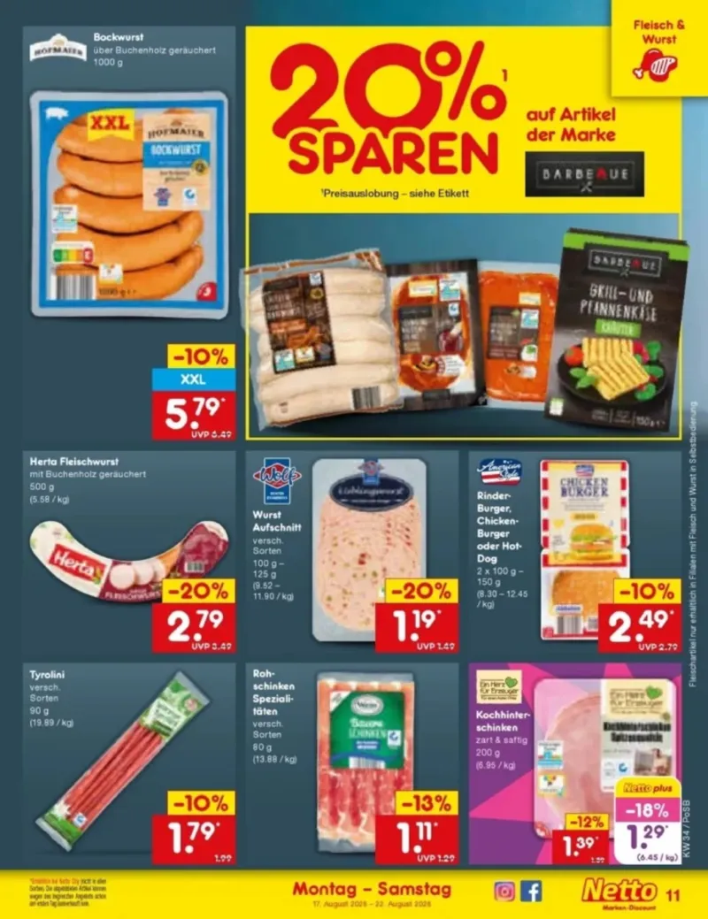 Netto Marken-Discount Prospekt vom 17.08.2026, Seite 13
