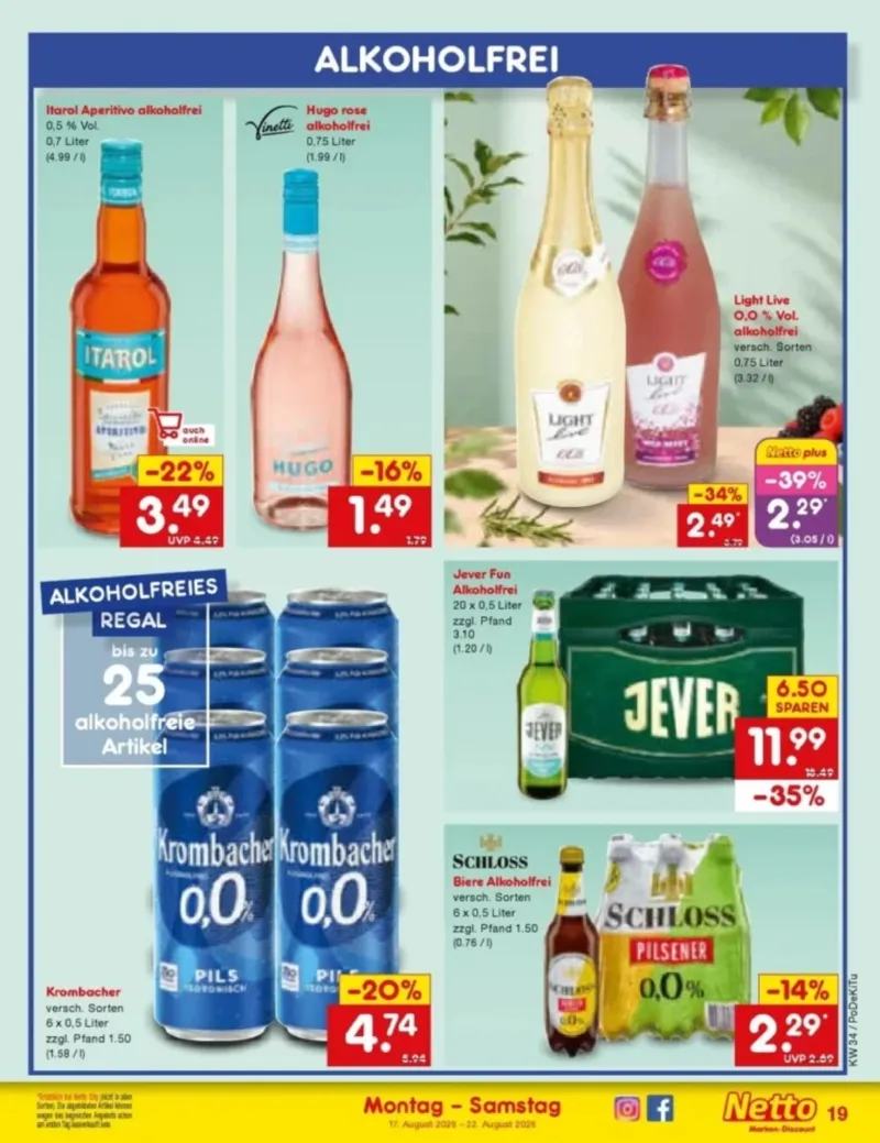 Netto Marken-Discount Prospekt vom 17.08.2026, Seite 25