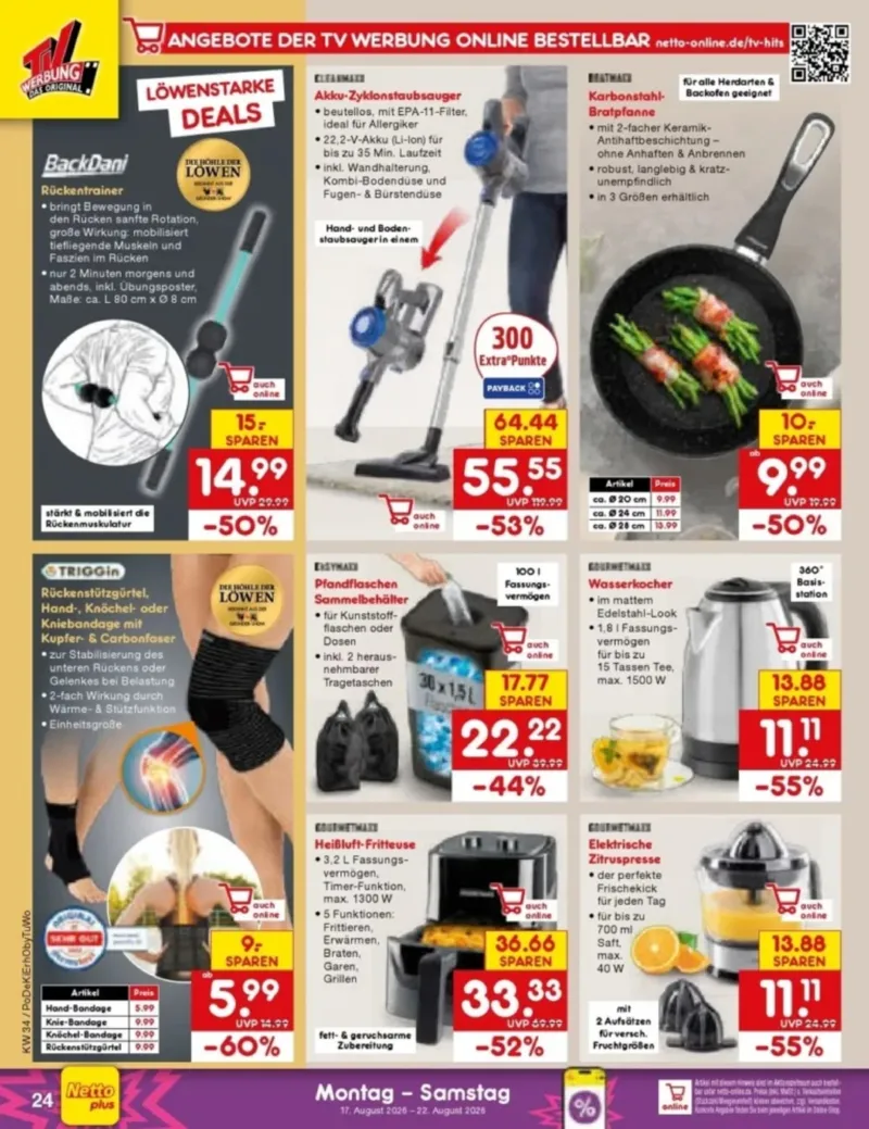 Netto Marken-Discount Prospekt vom 17.08.2026, Seite 34