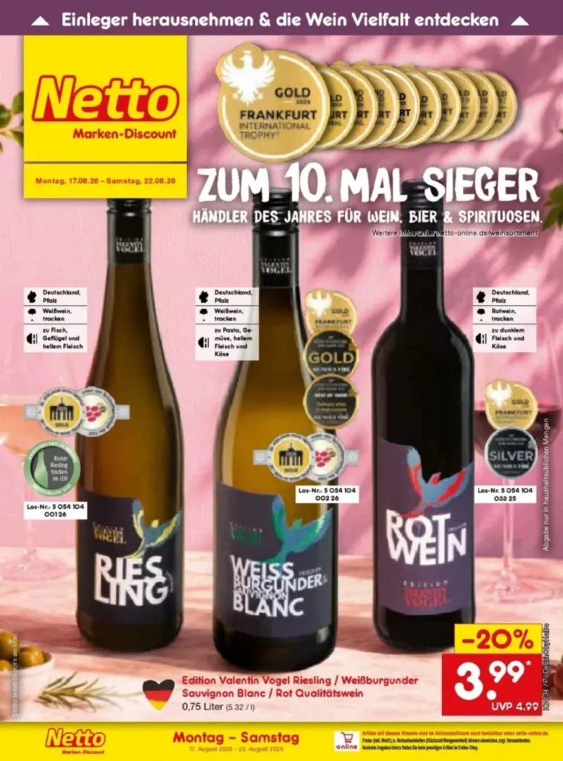 Netto Marken-Discount Prospekt vom 17.08.2026, Seite 44
