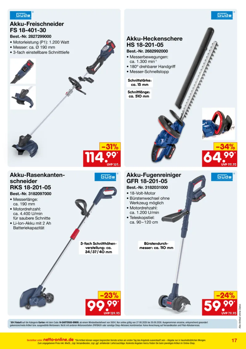 Netto Marken-Discount Prospekt vom 27.08.2026, Seite 17