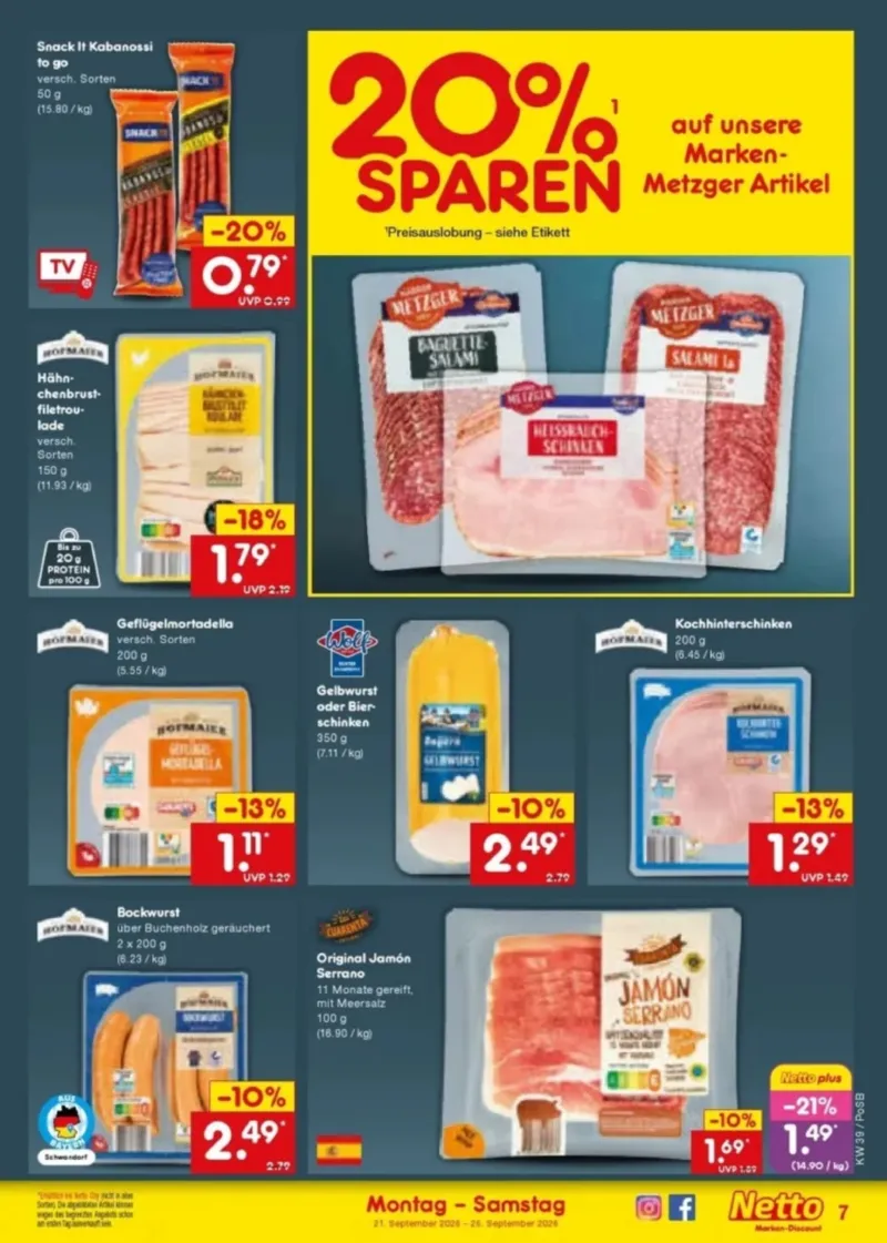 Netto Marken-Discount Prospekt vom 21.09.2026, Seite 11