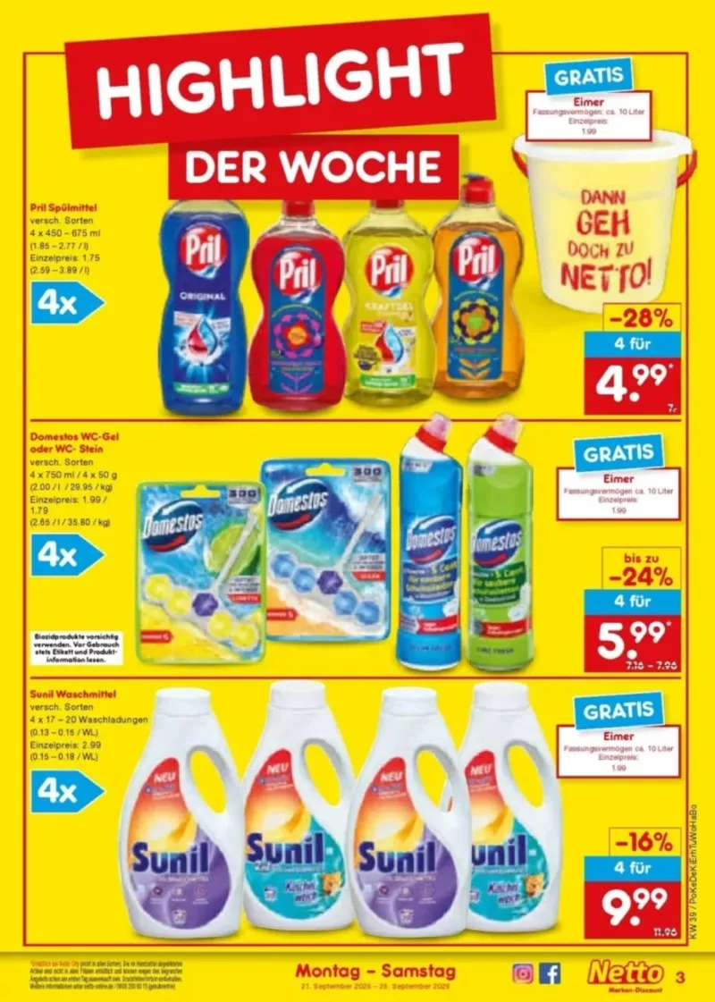 Netto Marken-Discount Prospekt vom 21.09.2026, Seite 3