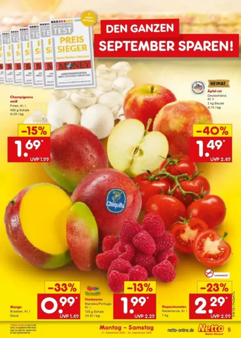 Netto Marken-Discount Prospekt vom 21.09.2026, Seite 5