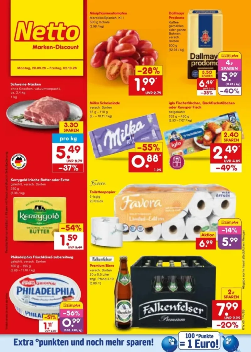 Netto Marken-Discount Prospekt vom 28.09.2026, Seite 1